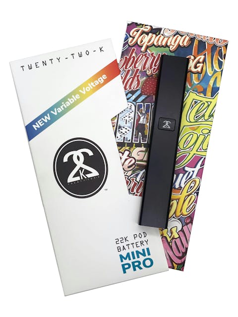 Photograph of product: 22K - MINI PRO (Variable Voltage) POD BATTERY - 