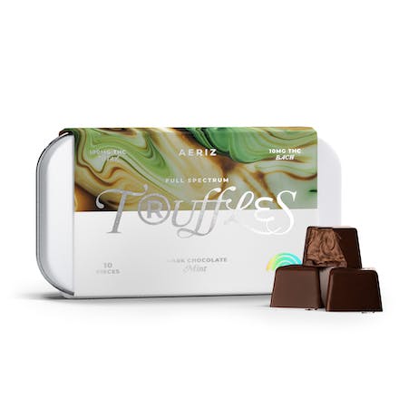 Photograph of product: Aeriz - Truffle Dark Chocolate - Mint (H) (100mg)