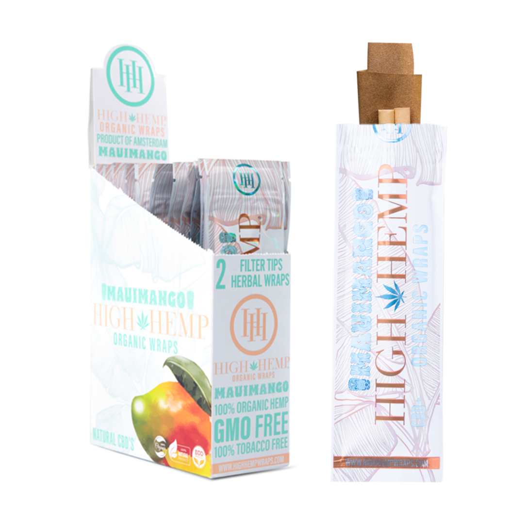 Photograph of product: High Hemp Wraps Maui Mango