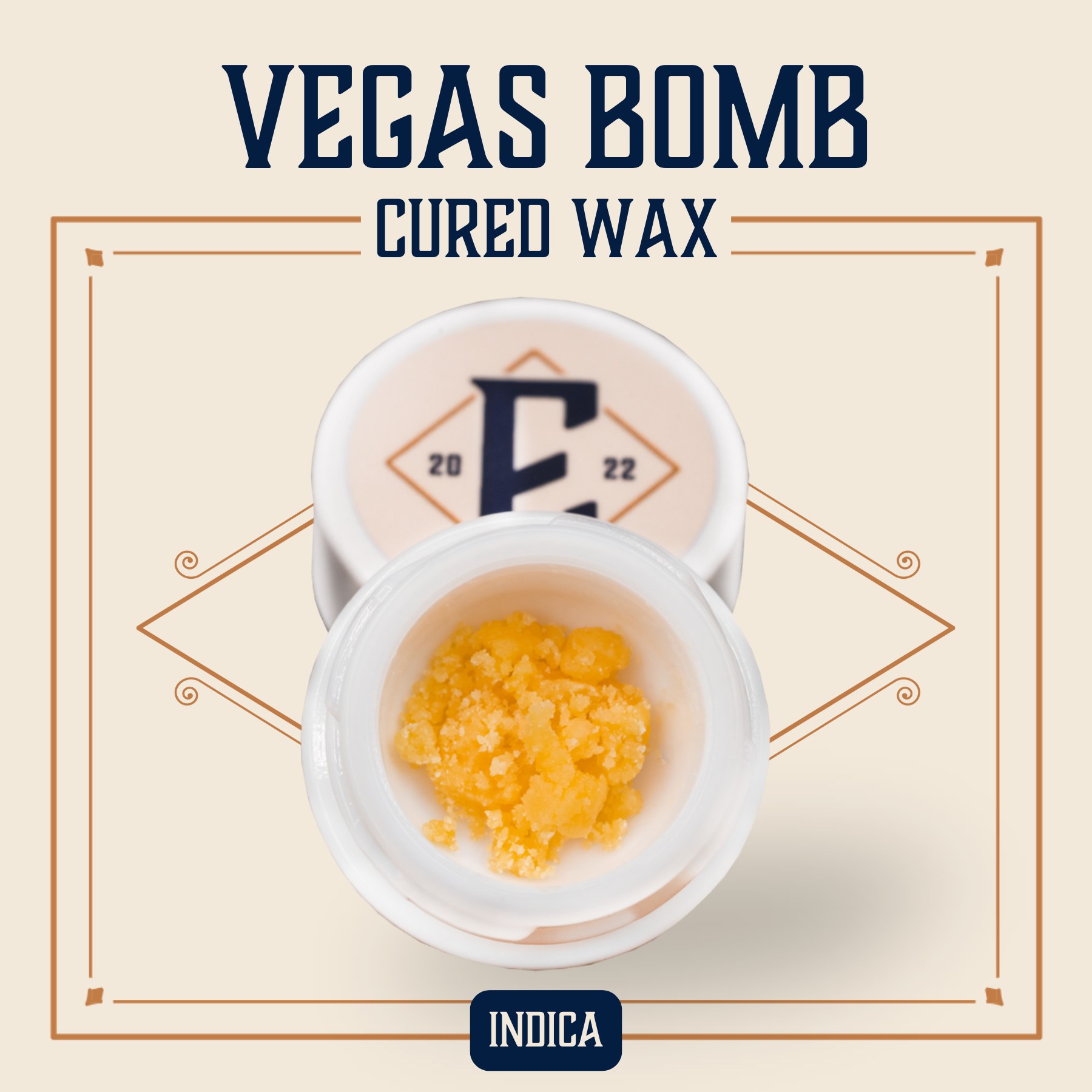 Photograph of product: Vegas Bomb Cured Wax