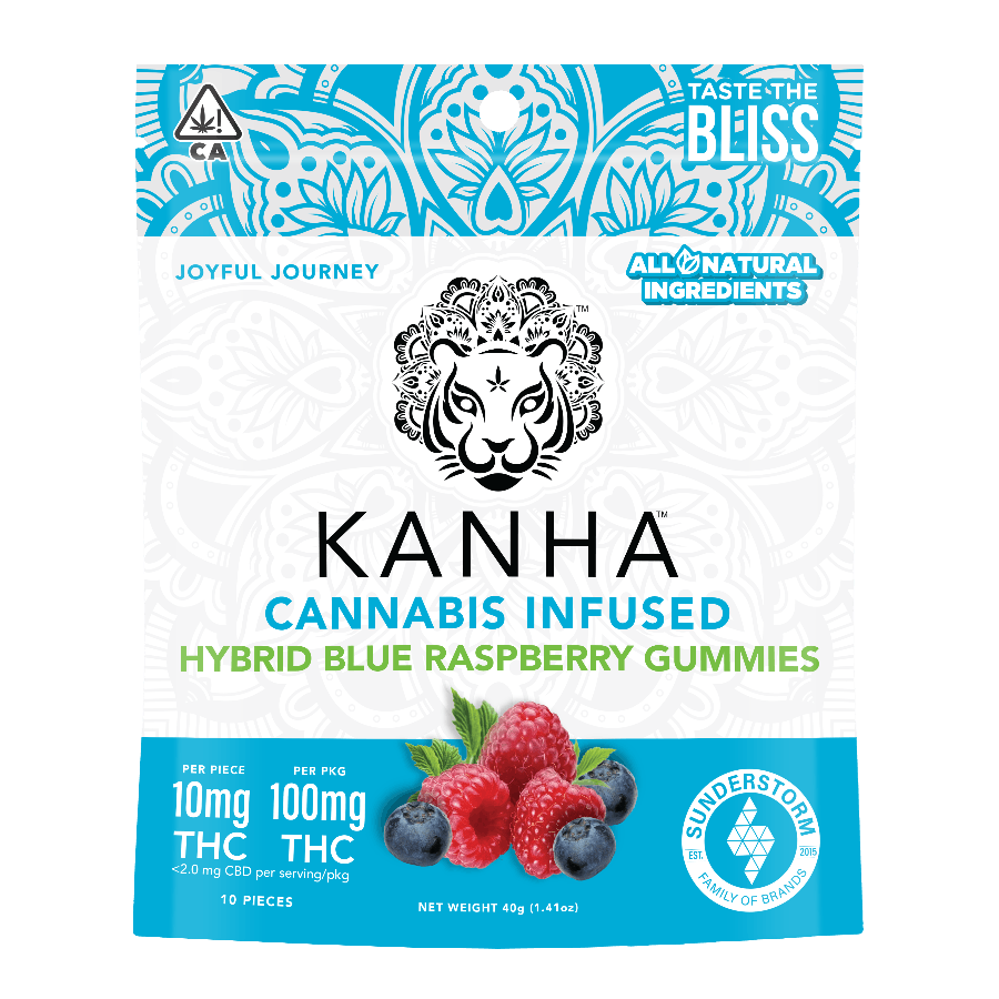 Photograph of product: Kanha - Hybrid Blue Raspberry - 100MG