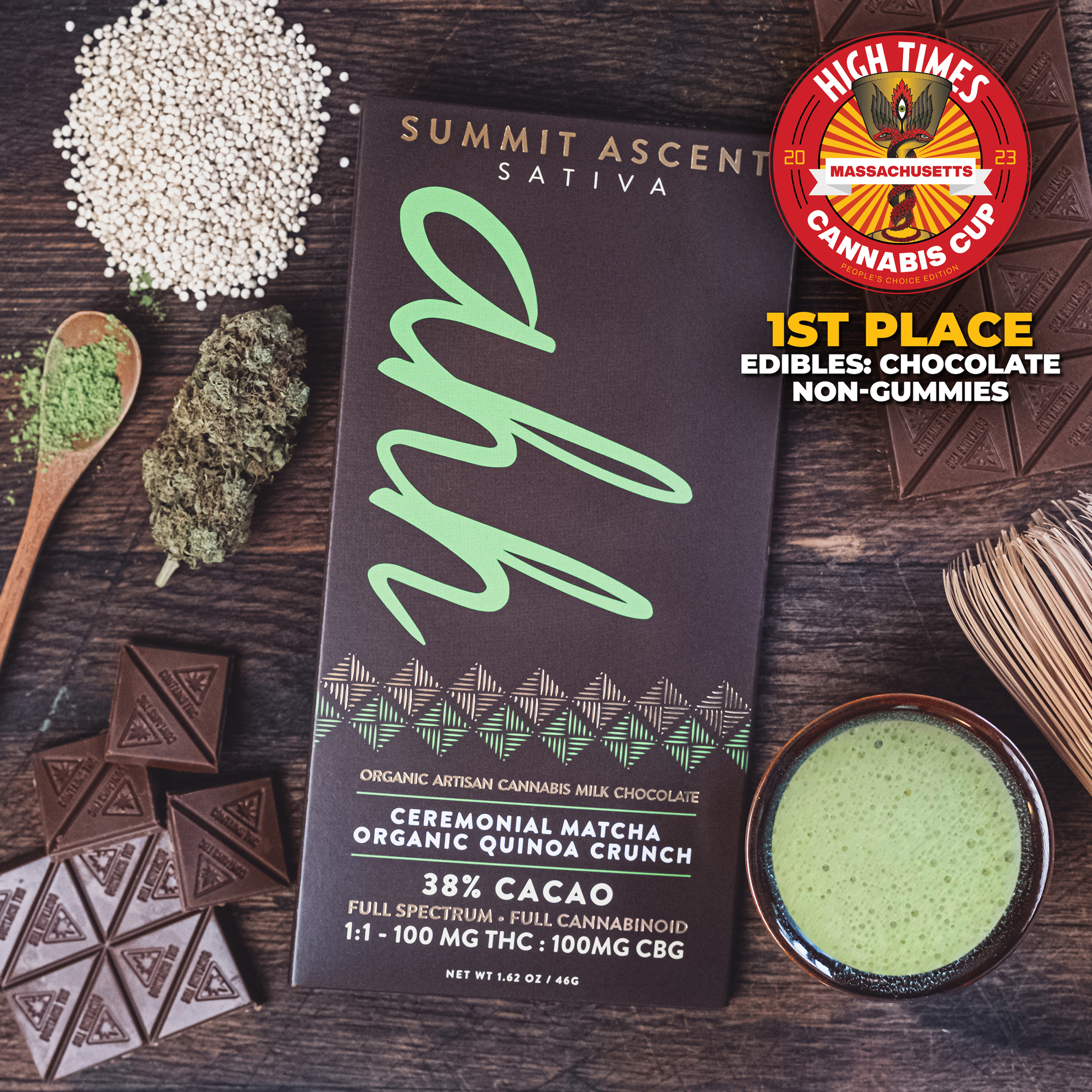 Photograph of product: Summit Ascent | 1:1 TH-oui:CBG | 100mg