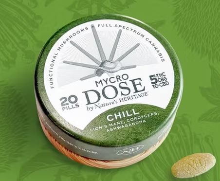 Photograph of product: 5mg Mycro Dose Chill CBD 2:1 20pk