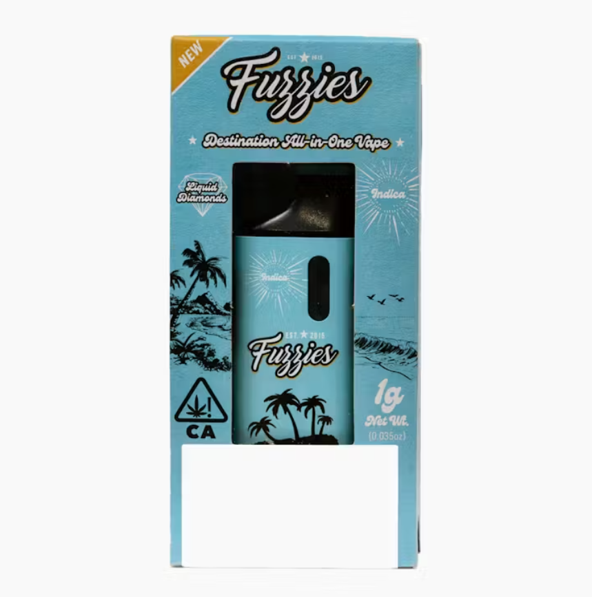 Photograph of product: Forbidden Fruit (I) Liquid Diamonds ALL-IN-ONE Vape 1g - Fuzzies