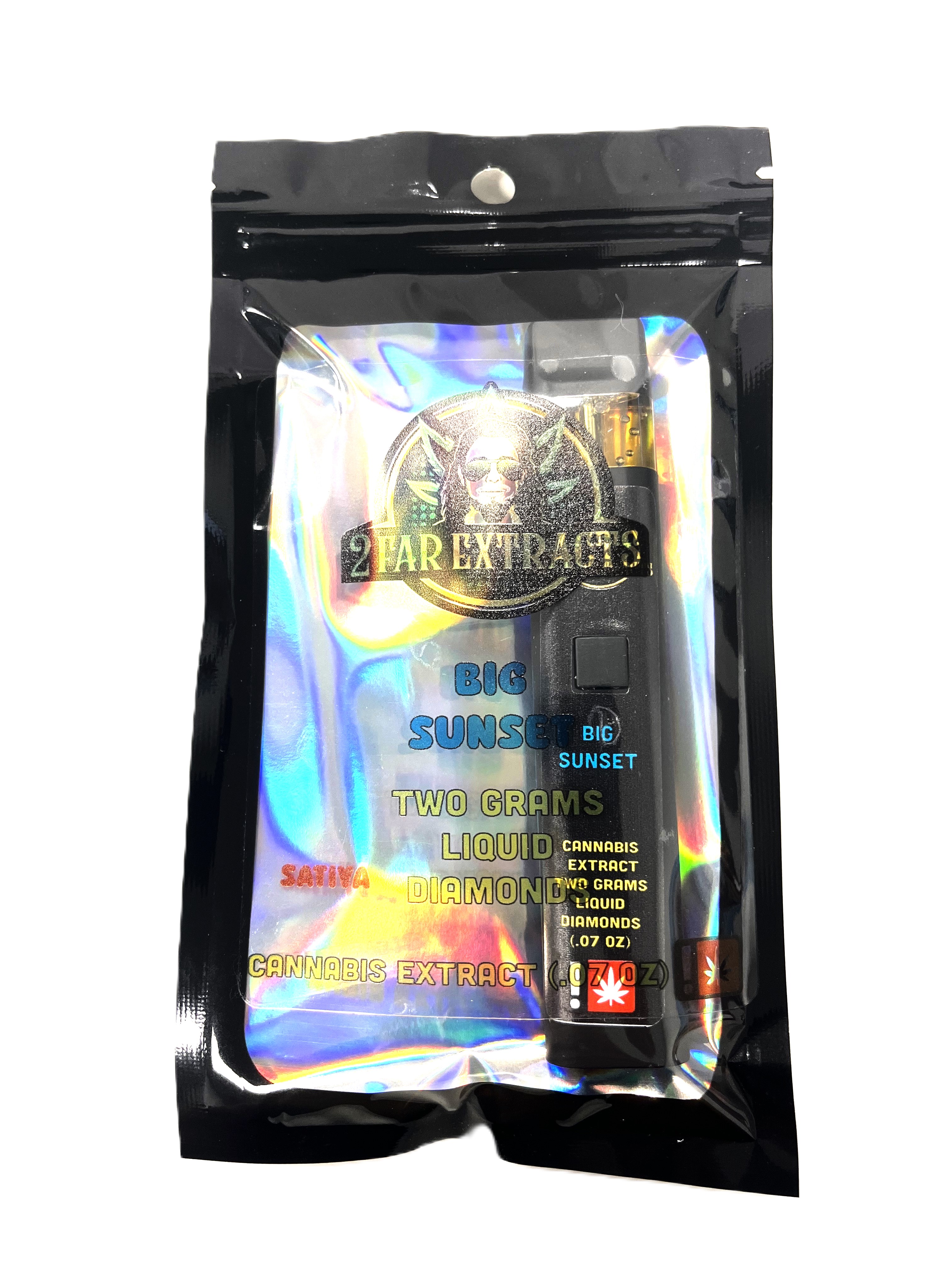 Photograph of product: 2 Far Extracts 2g Disposable | Big Sunset