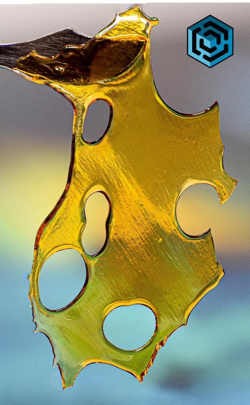 Photograph of product: Chronic Creations Crestone Needle Shatter 1g (Hybrid)