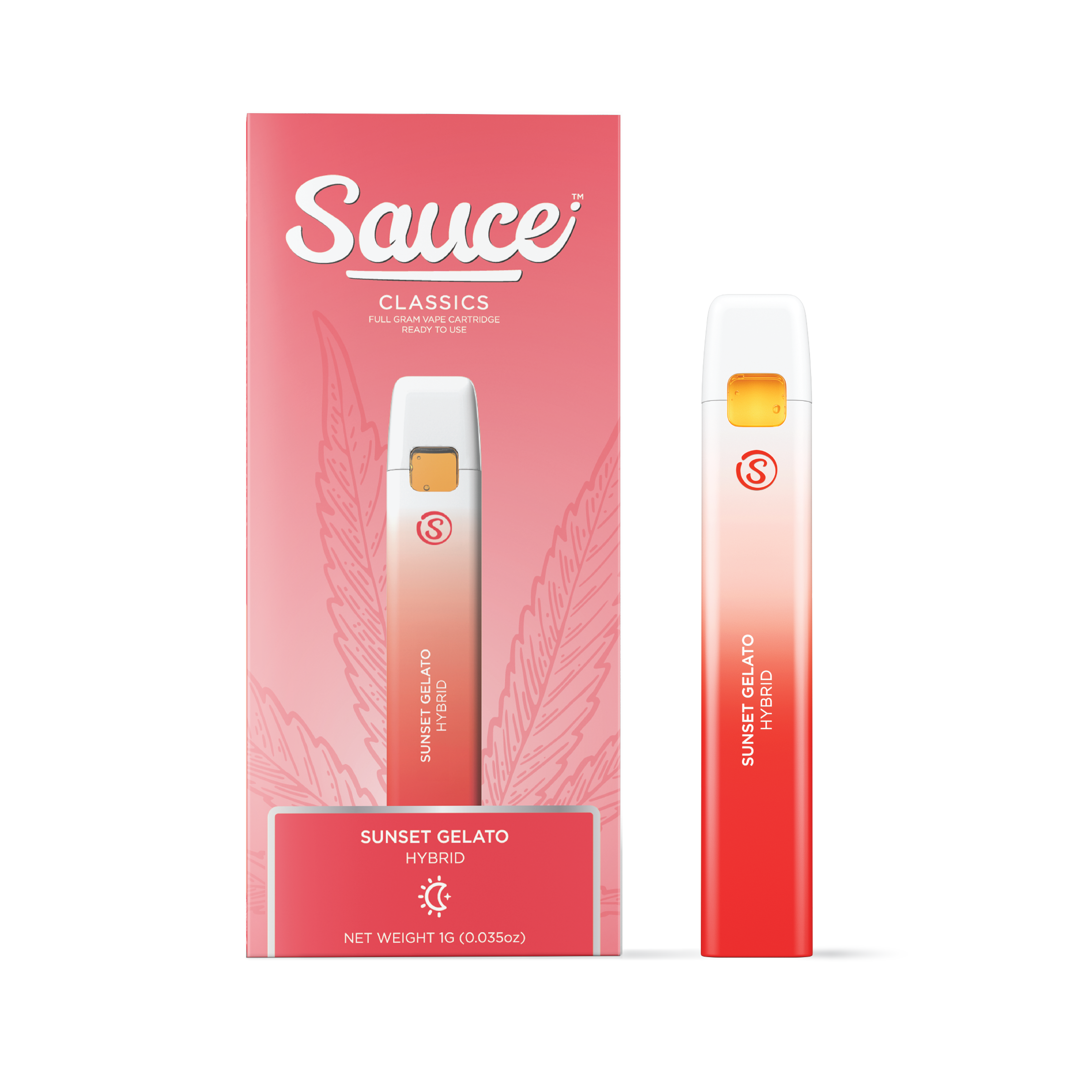 Photograph of product: Sauce - 1000mg Classic Disposable (H) - - Sunset Gelato