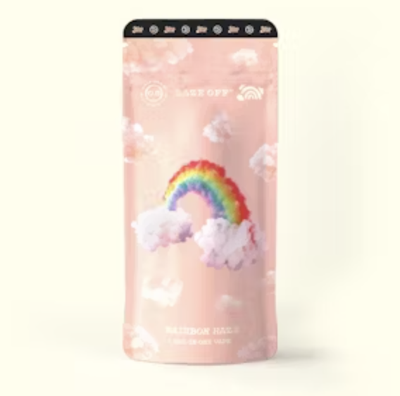 Photograph of product: DAZE OFF RAINBOW HAZE CARTRIDGE