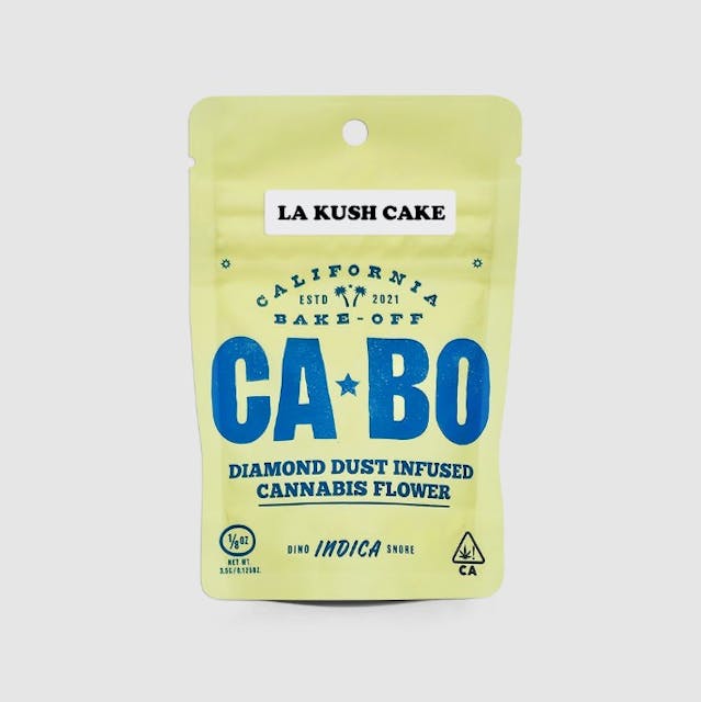 Photograph of product: Cabo - LA Kush Cake - Diamond Infused - 3.5g - 