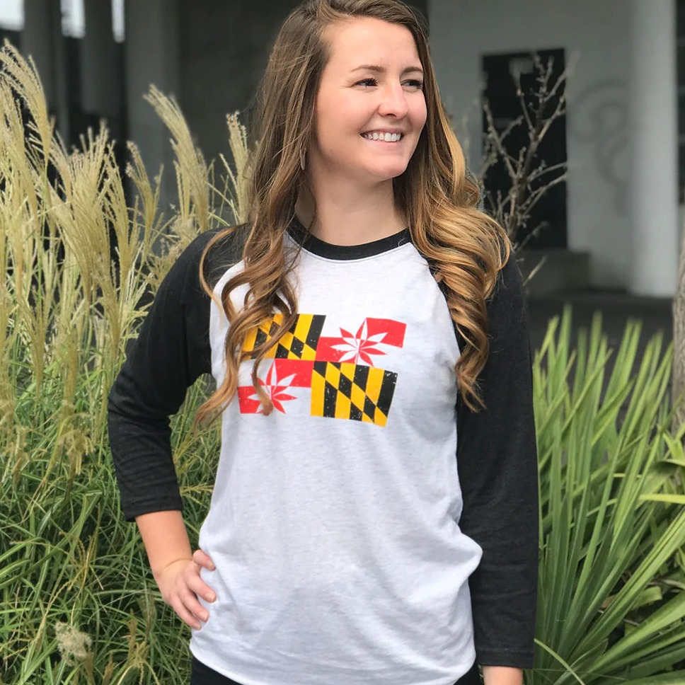 Photograph of product: Baseball Tee Shirts | Crab Cakes & Oui'd