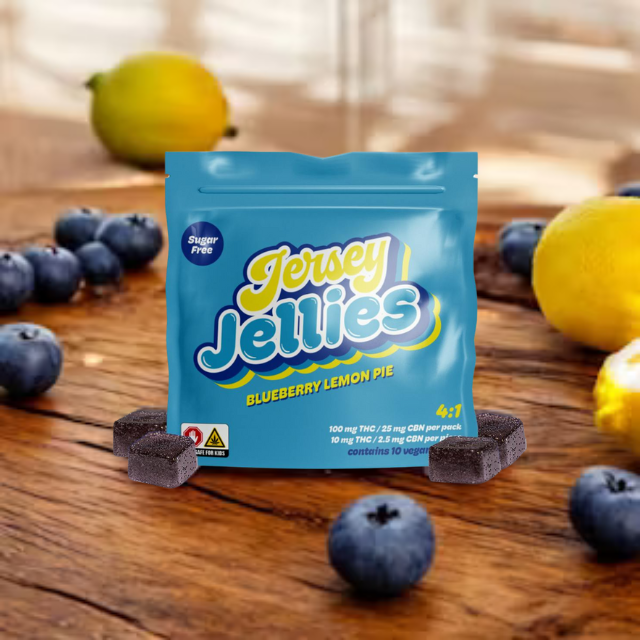 Photograph of product: GUMMY | BLUEBERRY LEMON PIE | CURED RESIN