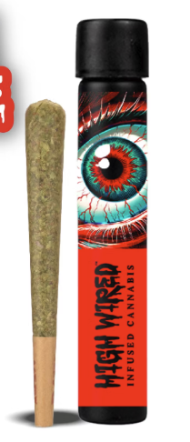 Photograph of product: HIGH WIRED CITRUS MAC 1PK INFUSED PRE-ROLL 1G
