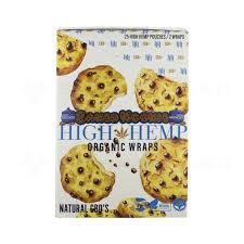 Photograph of product: High MNT. Imports | Accessories | High Hemp Wraps Baked Cookie (2PK)