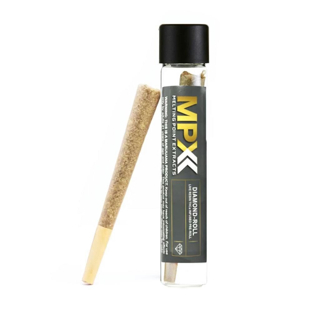 Photograph of Product: MPX  |  Lemondary  | Pre-Roll | Diamond Infused 1g