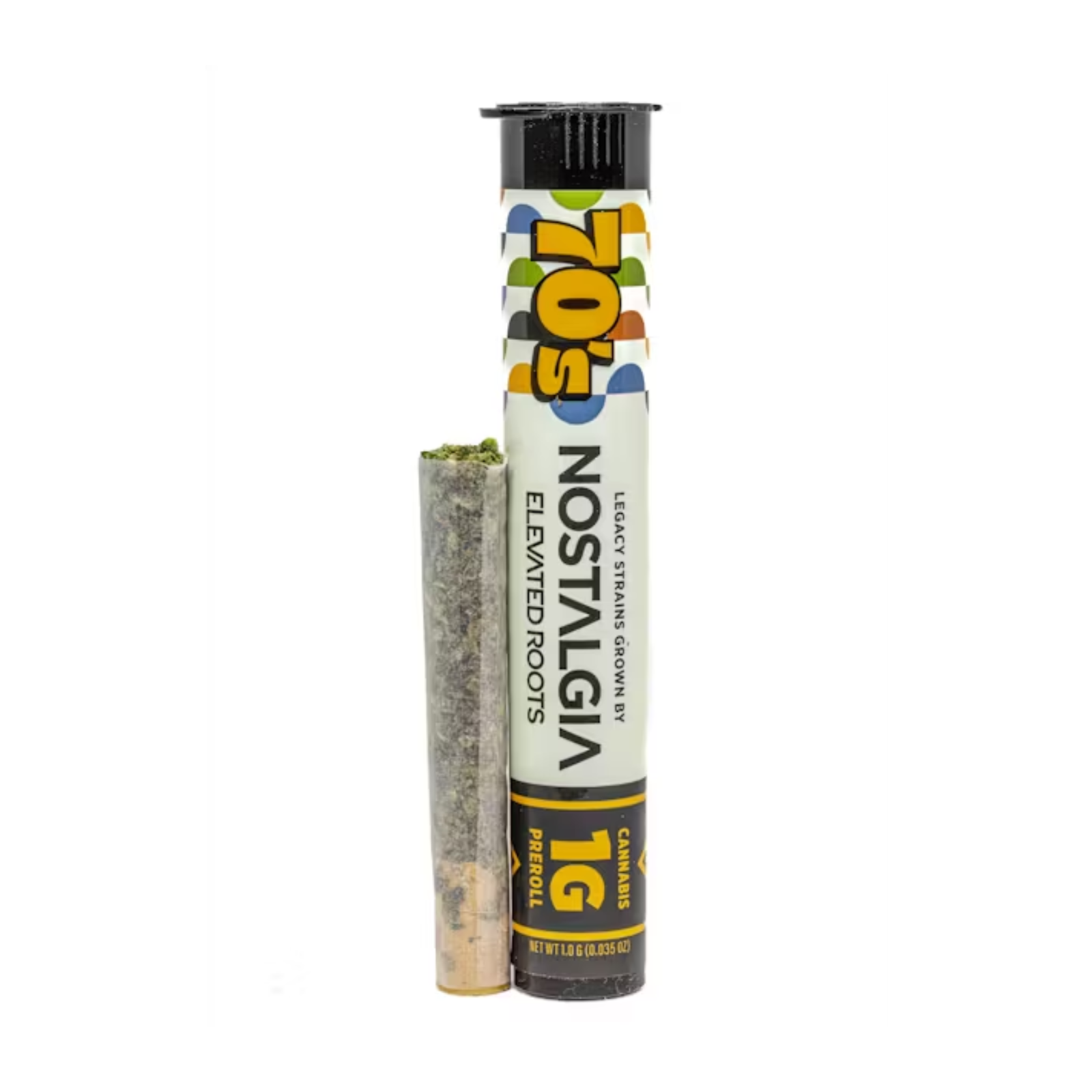 Photograph of product: 1g Pre-Roll | Afghani | Elevated Roots - Nostalgia