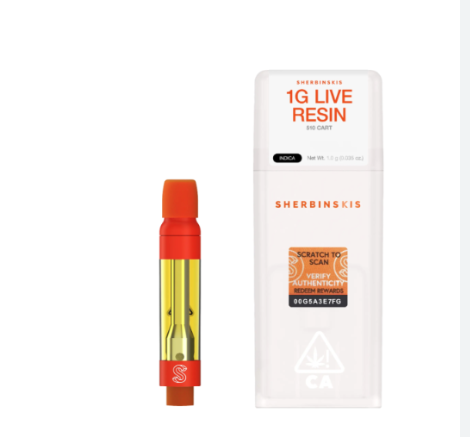 Photograph of product: [Sherbinskis] Live Resin Cartridge - 1g - Lemon Taffy (S)
