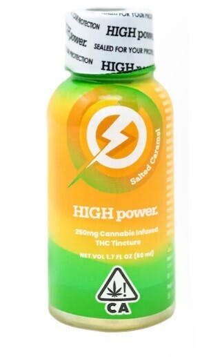 Photograph of product: High Power Salted Caramel Tincture 250mg Single