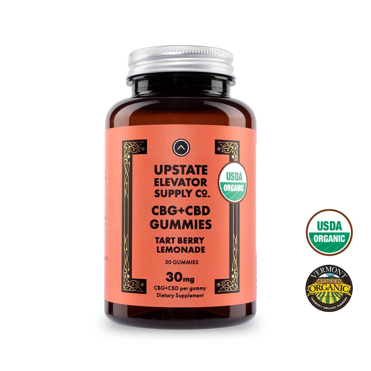 Photograph of product: UES - Tart Berry Gummies - 30x - 15mg CBD + 15mg CBG