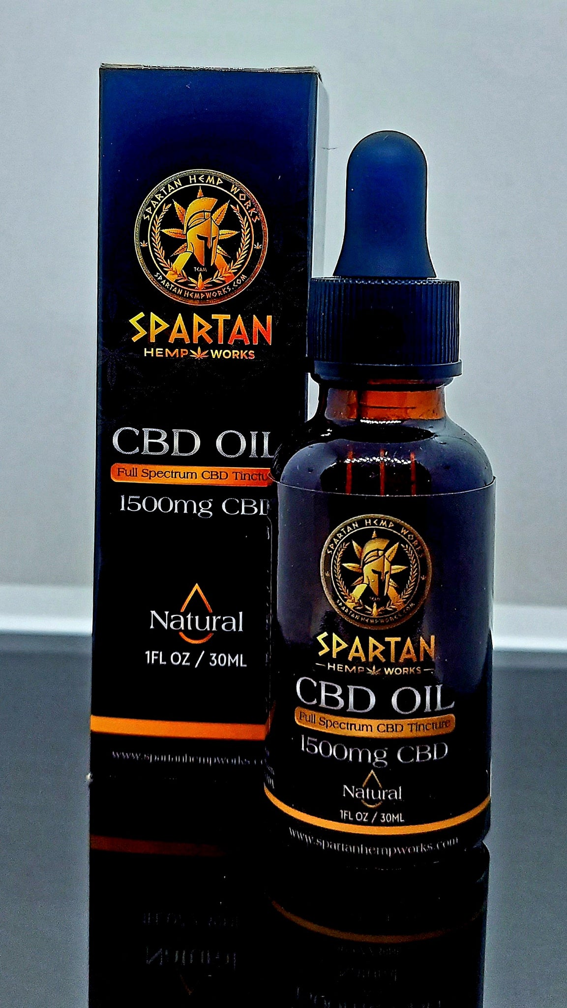 Photograph of product: Spartan HempWorks Full Spectrum CBD Oil 1500mg