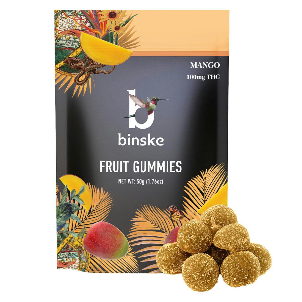 Photograph of product: Binske | Mango Gummies | 10pk