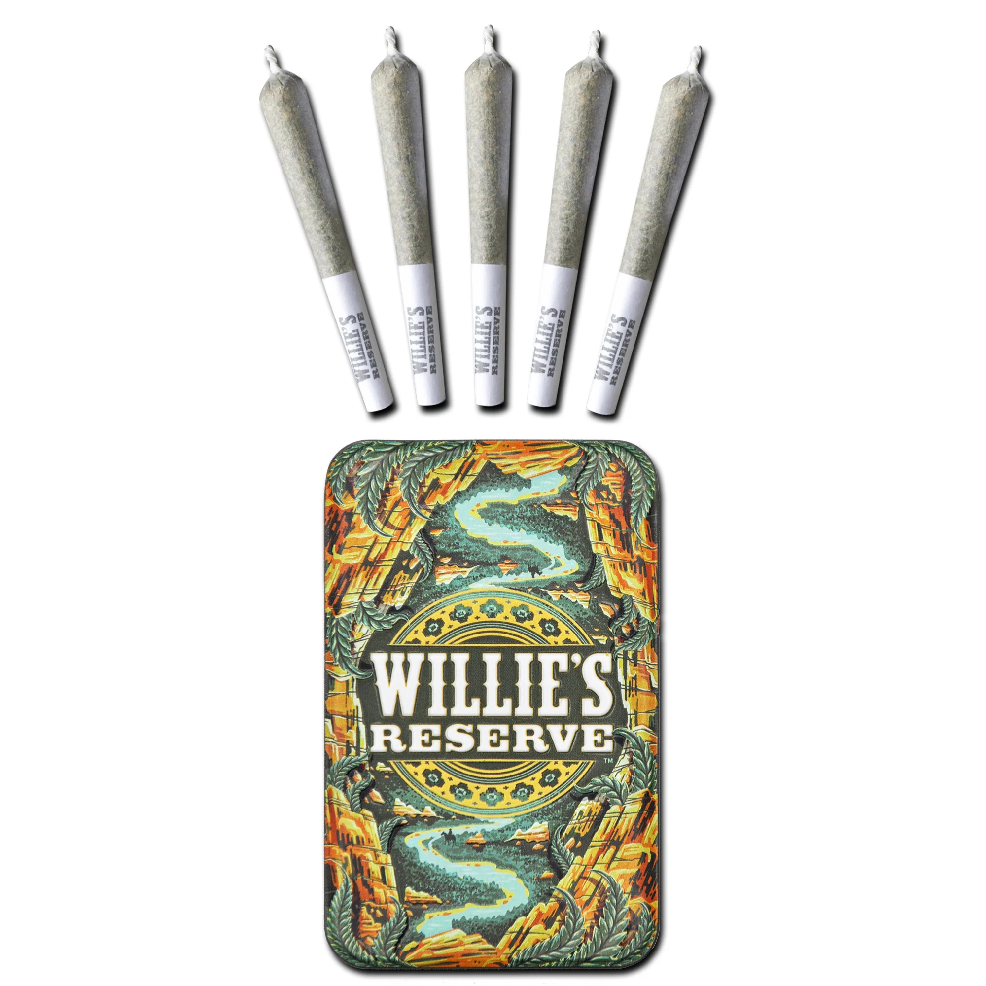 Photograph of product: Canal St Runtz | Pre-Roll 5pk | 5g | Willie's Reserve