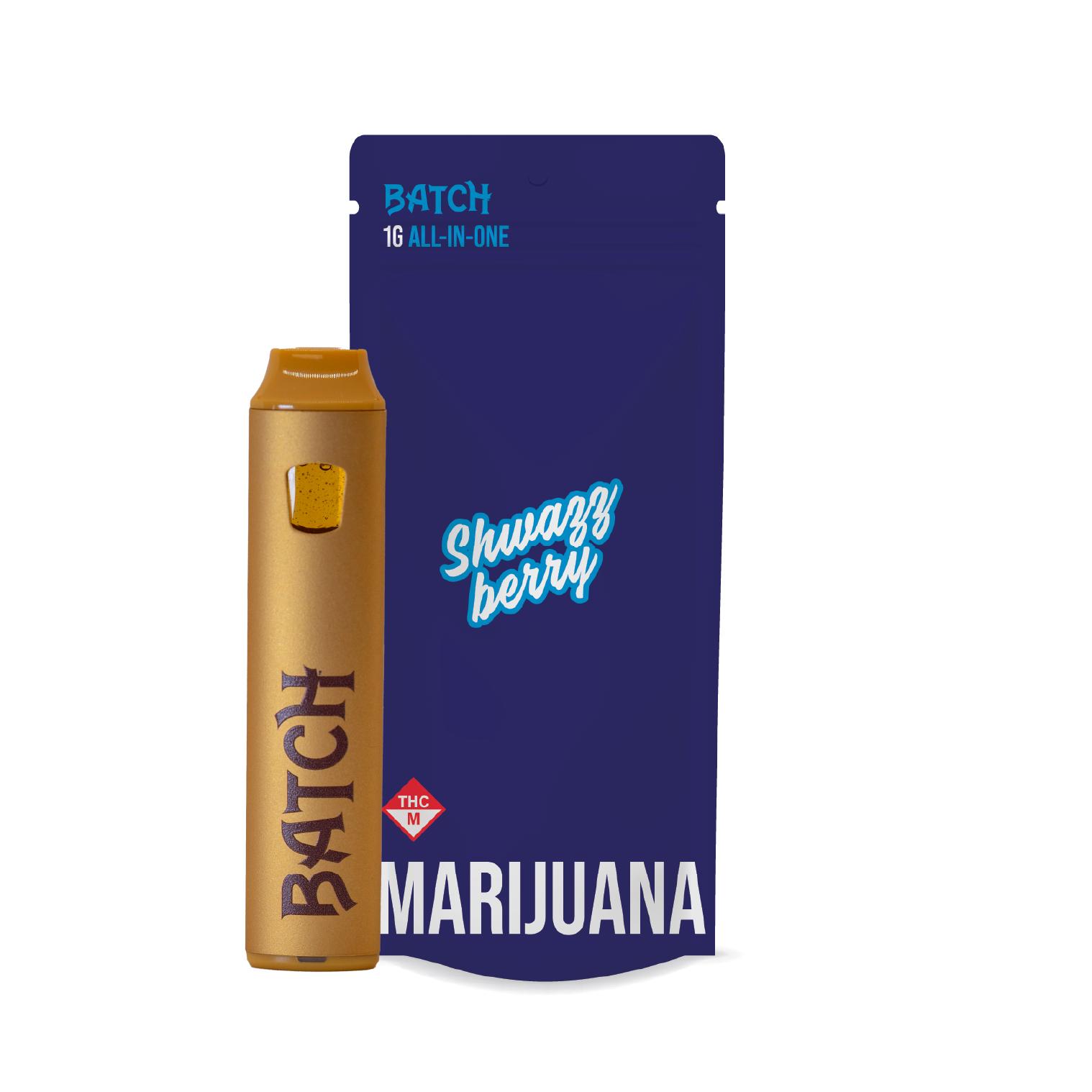Photograph of product: Batch | All-In-One Vape | Shwazzberry 1g