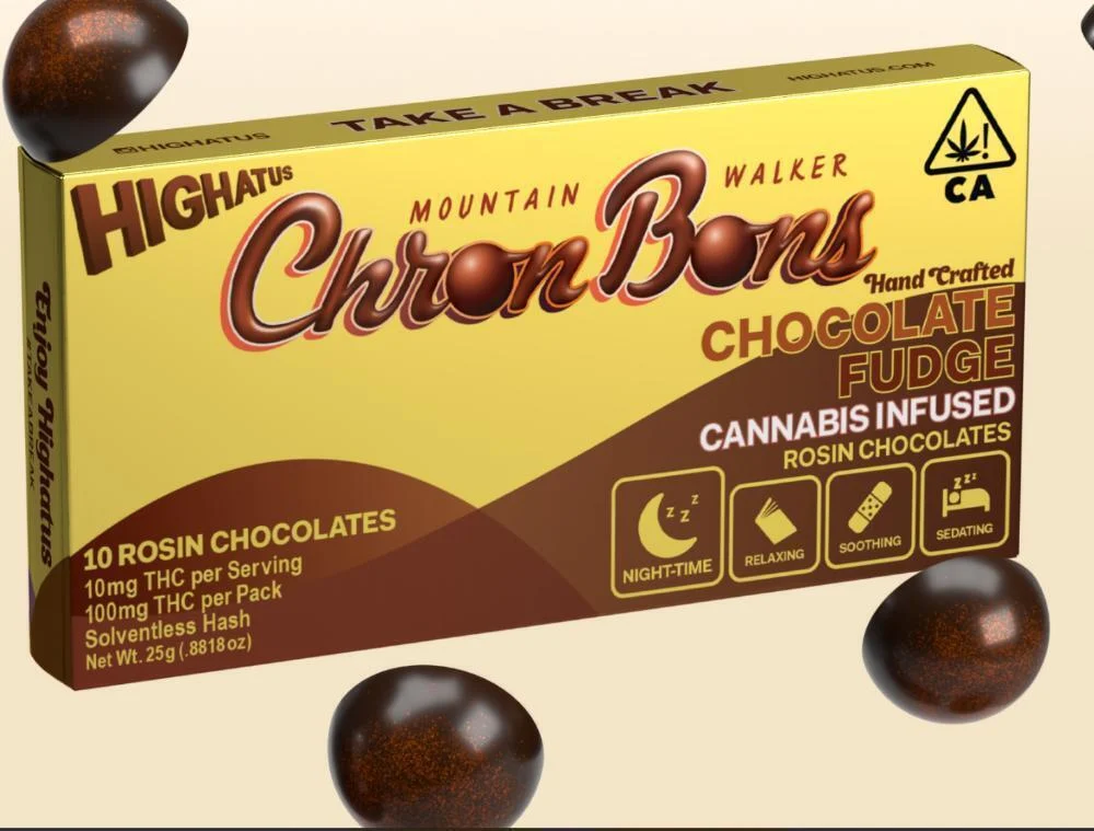Photograph of product: Chocolate Fudge - 100mg - 10ct