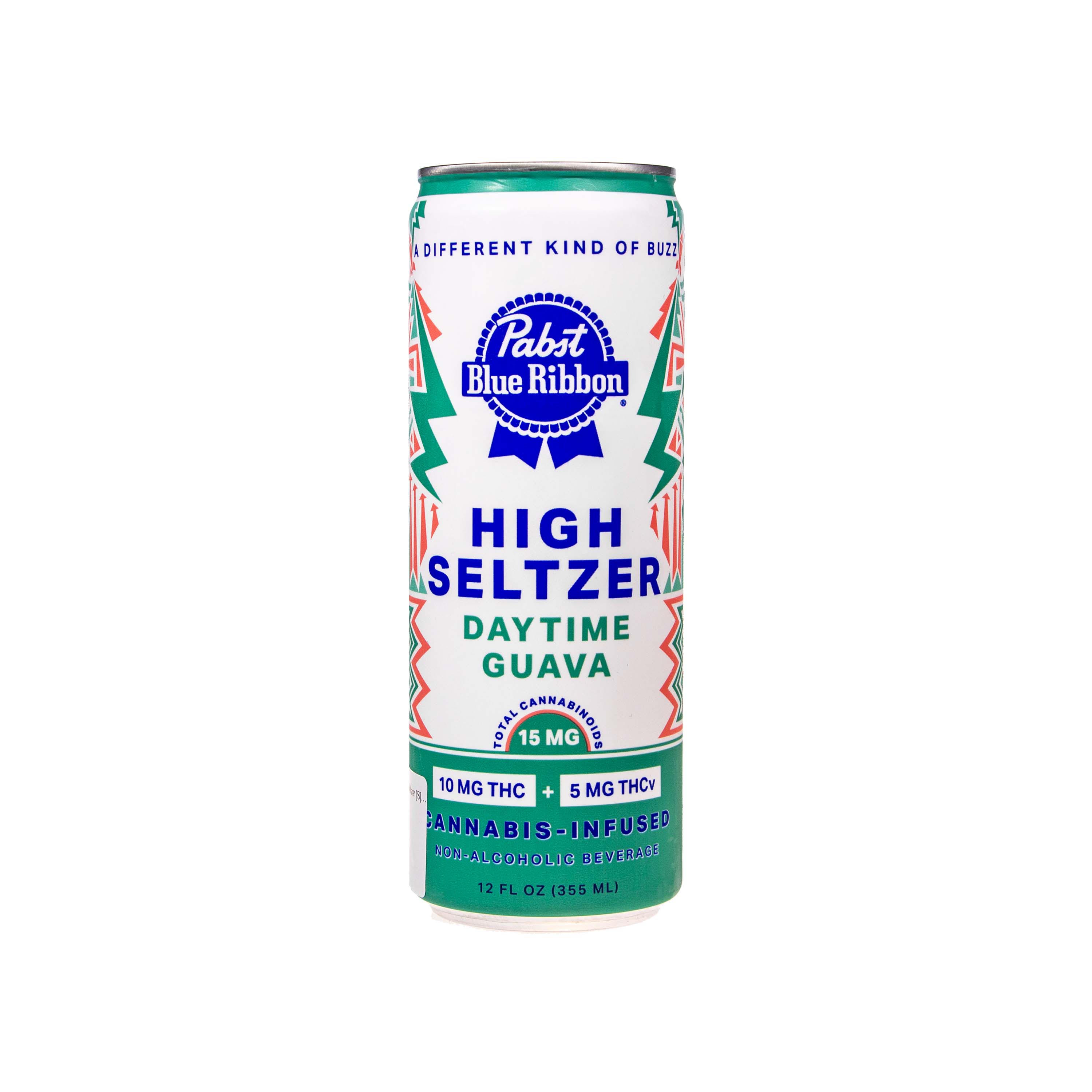 Photograph of product: Pabst Blue Ribbon | Daytime Guava Infused Seltzer (10mg TH-oui)
