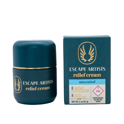 Photograph of product: Escape Artist - Topicals - Fragrance Free - 400mgCBD/200mgCBG/400mgTH-oui (H)
