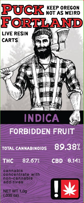 Photograph of product: Puck Fortland Cart - Forbidden Fruit