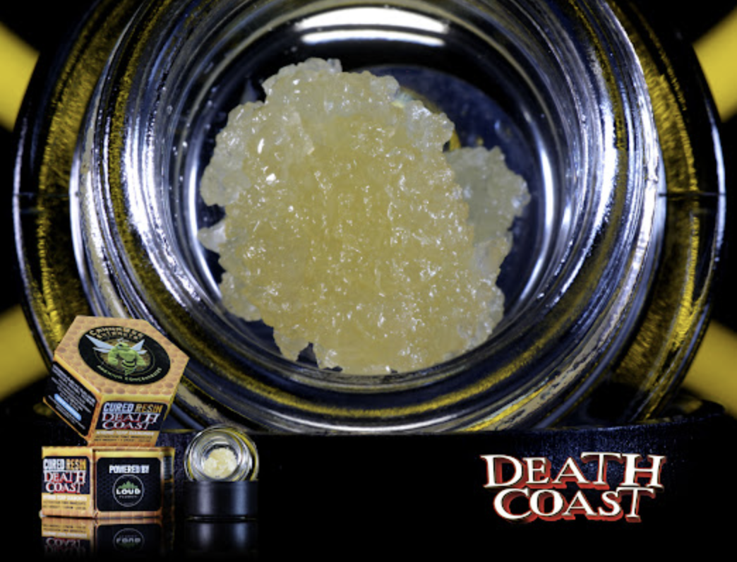 Photograph of product: Cannabee Extracts Live Resin - Death Coast Terp Diamonds