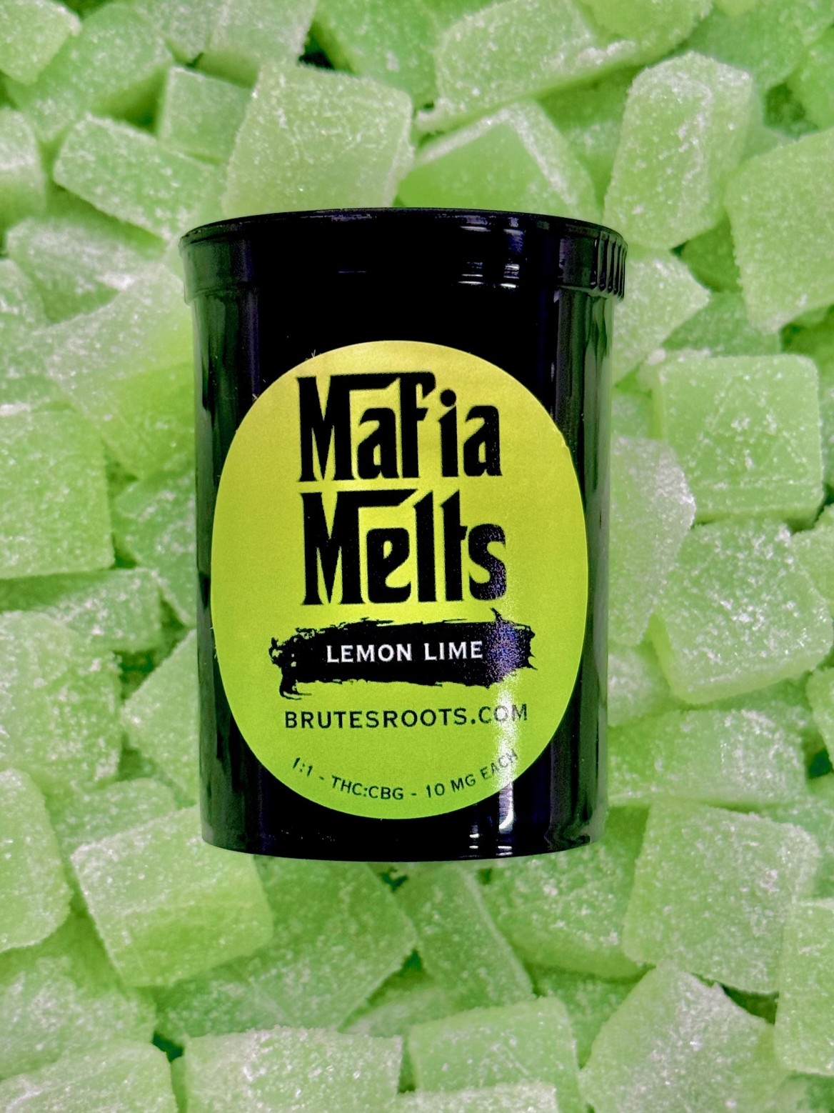 Photograph of product: Lemon Lime - TH-oui:CBG - 10 Pack - Brute's Roots - REC