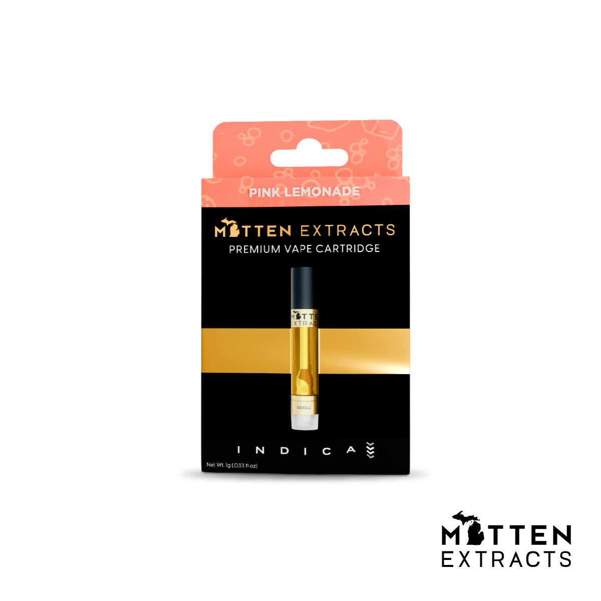 Photograph of product: Mitten Extracts - Pink Lemonade Cartridge