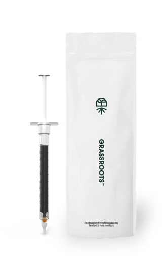 Photograph of product: Grassroots RSO Syringe 1g- Titan Express