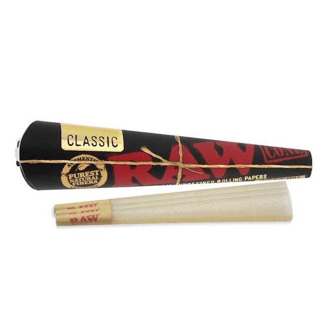 Photograph of product: Raw Black Cones | 6pk - 