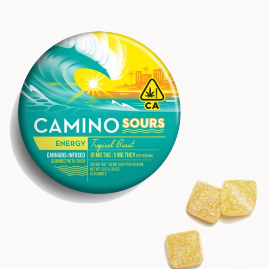 Photograph of product: [Camino] TH-ouiV Gummies - 2:1 - Tropical Burst Energy (S) - 