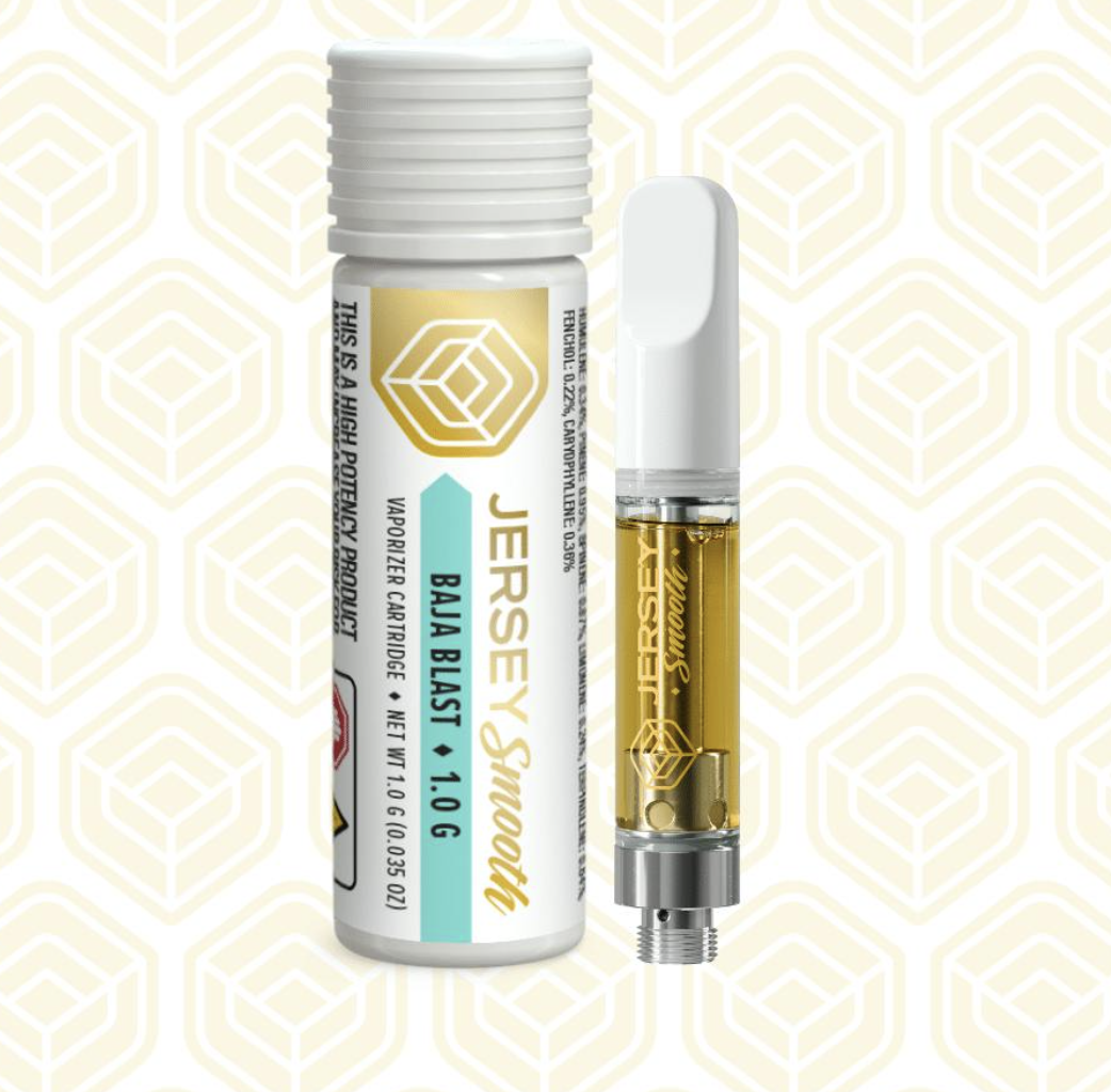 Photograph of product: Jersey Smooth l Baja Blast Vape Cart l 1g