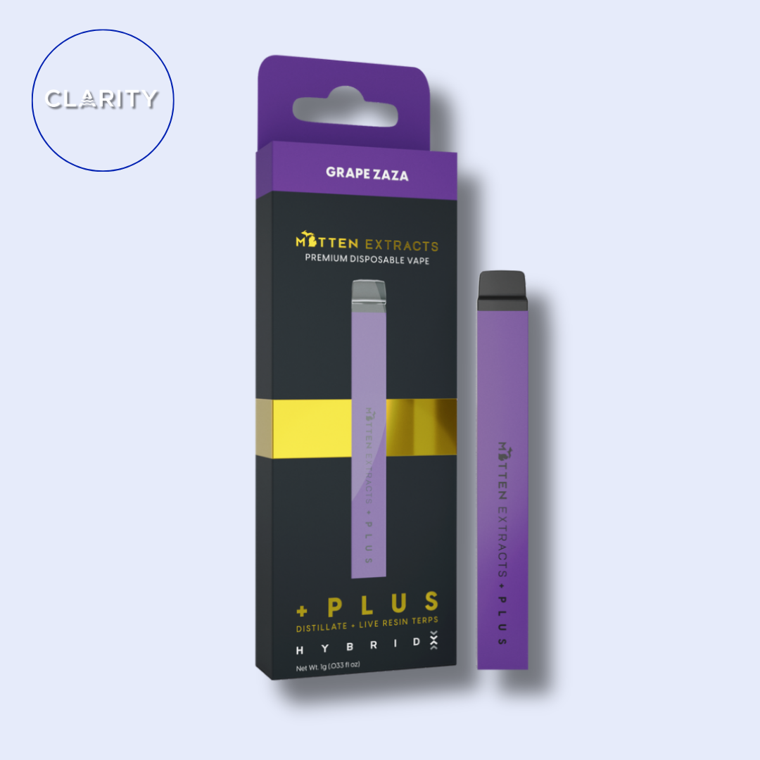 Photograph of product: Mitten Extracts Disposable | Grape Zaza