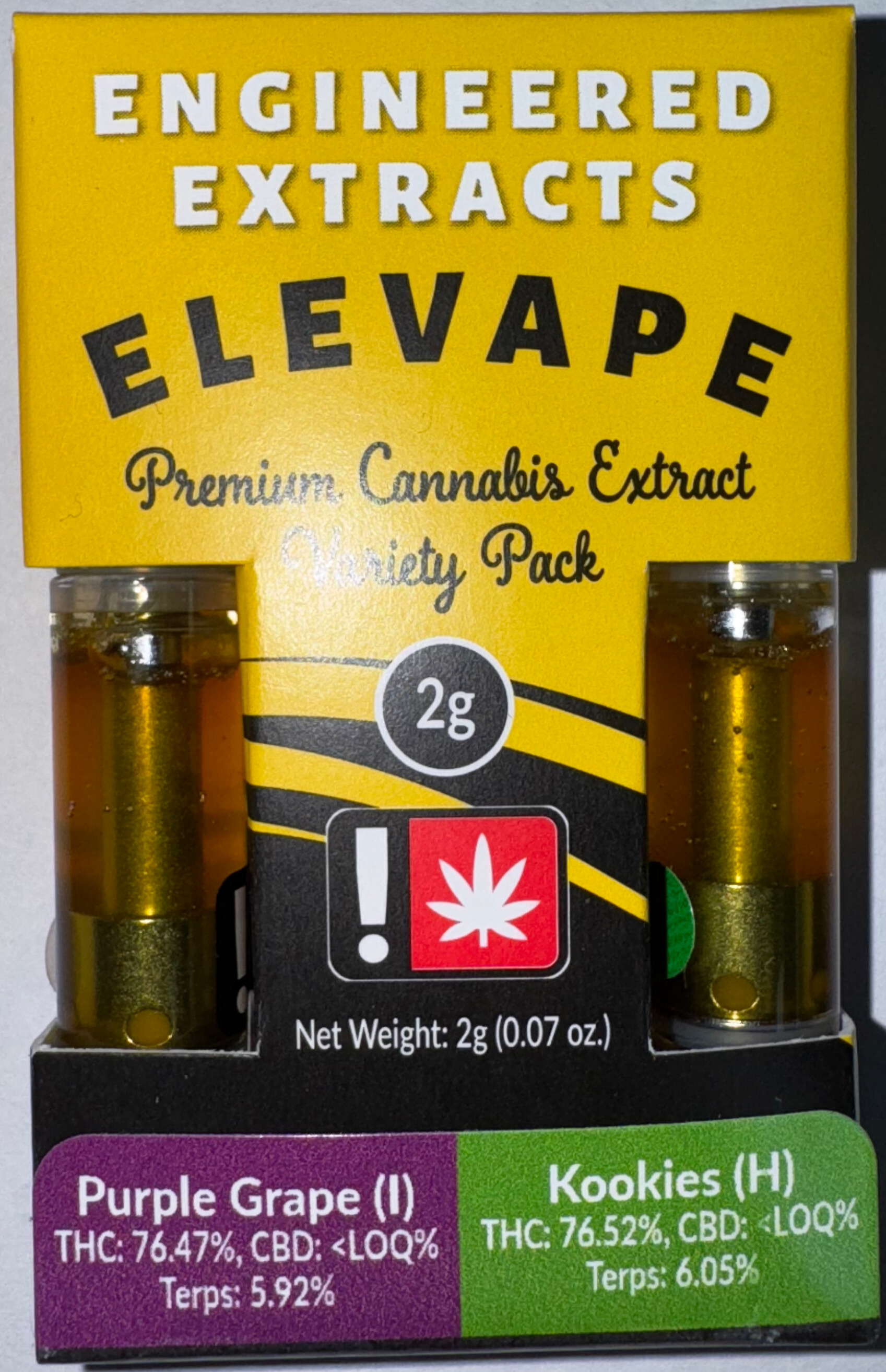 Photograph of product: Purple Grape (I) + Kookies (H) Combo Pack