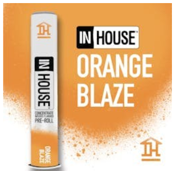 Photograph of product: Orange Blaze | Infused Pre-Roll | .75g