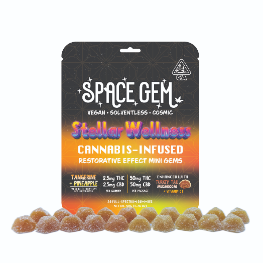 Photograph of product: Restorative Effect Mini Gems  20pk   50mg Thc : 50mg Cbd   50 Mg