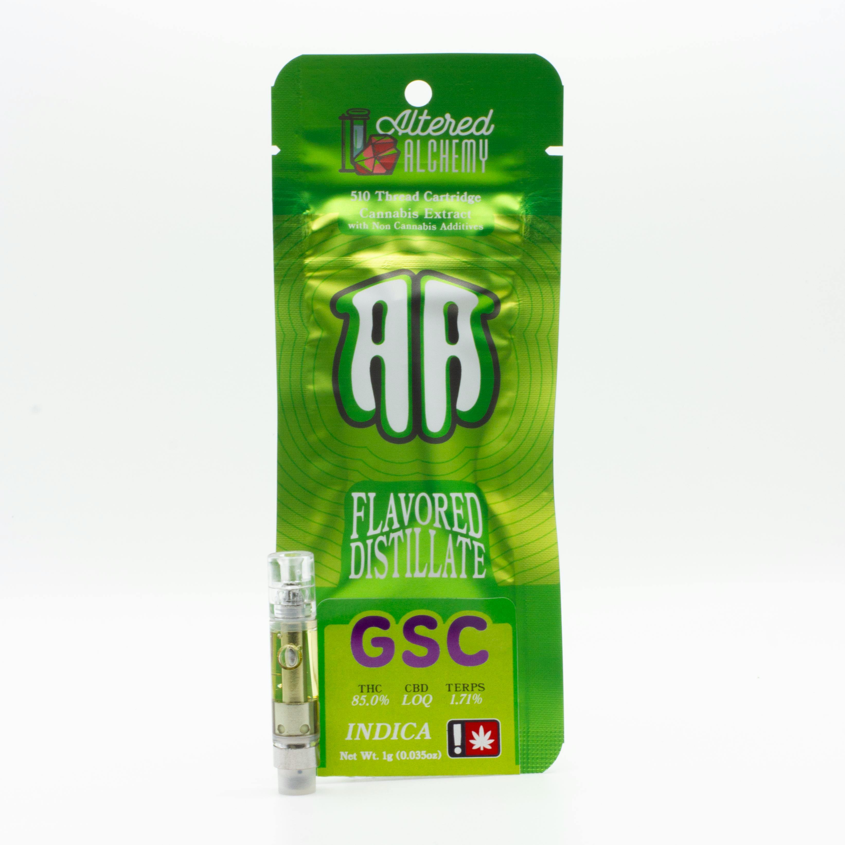 Photograph of product: Altered Alchemy | Flavored Distillate Cartridge | 1g | - Mango
