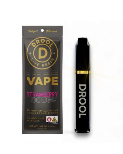 Photograph of product: Strawberry Cough | Live Resin | Disposable Vape | 1g