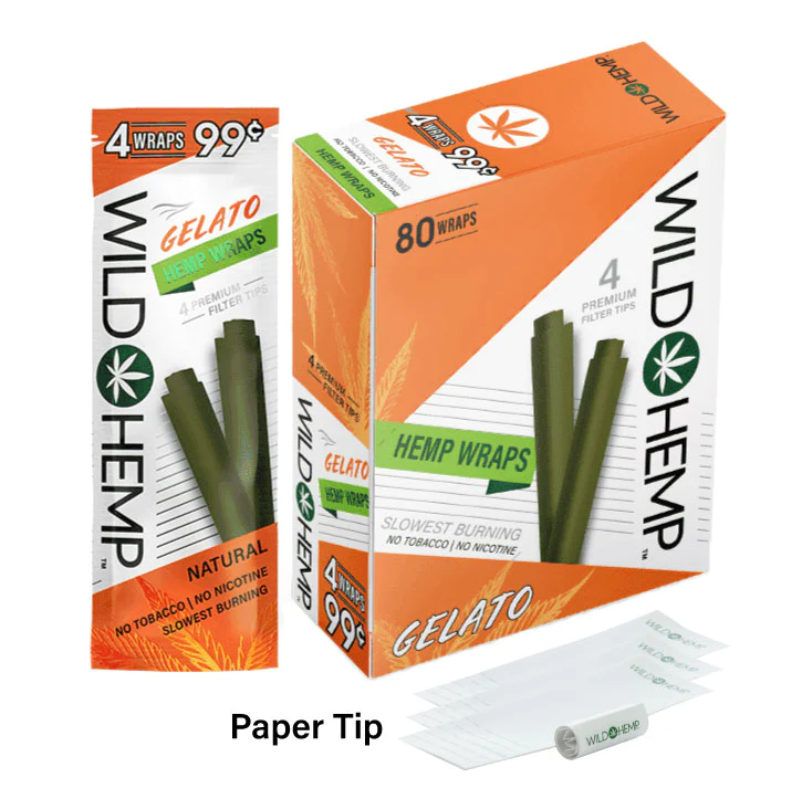 Photograph of product: Wild Hemp Gelato Hemp Wraps