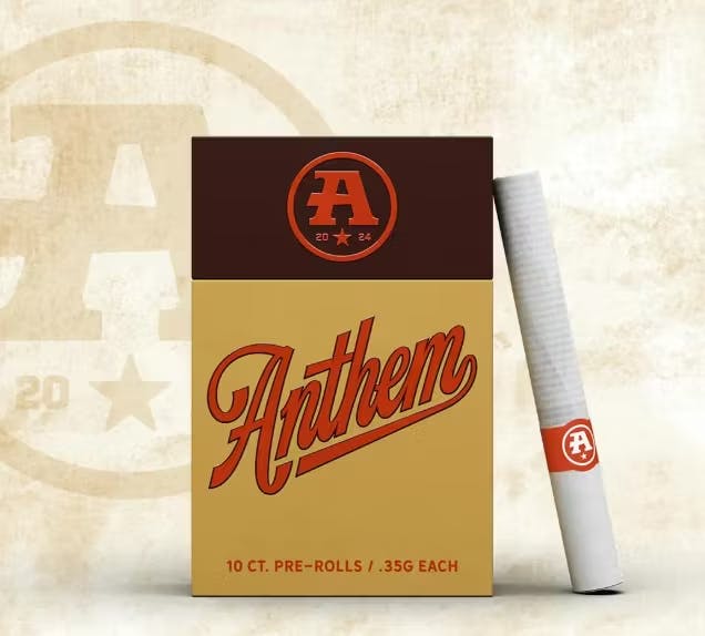 Photograph of product: Anthem | Oui'd Blend | 10 Pack Pre Roll | 3.5g