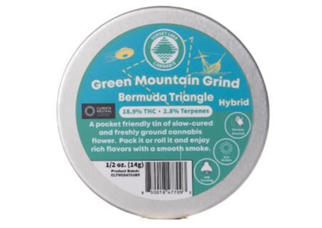 Photograph of product: Sunset Lake | Green Mountain Grind - Bermuda Triangle Pre-Ground Flower - 14g