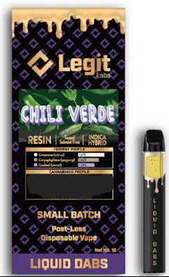 Photograph of product: Legit Labs - Disposable - Post-less Apples & Bananas