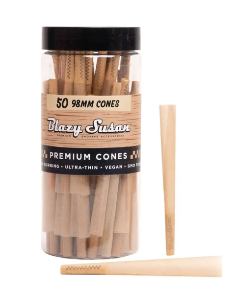 Photograph of product: Blazy Susan - Unbleached 98mm Cone Jar (50pk)