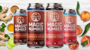 Photograph of product: MAGIC NUMBER | ARTISAN SERIES | PEACH TEA | 25MG