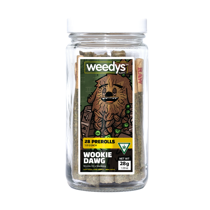 Photograph of product: Wookie Dawg | 28g | Preroll Jar